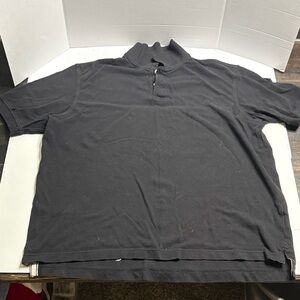 Faded Glory Classic Black Polo Shirt
